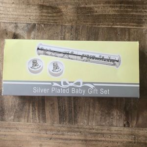 NWT Silver Plated Baby Gift Set